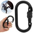 thumbnail image 1 of Fdit 7075 Aviation Aluminum Outdoor Climbing Mountaineering O Shape Automatic Lock Development Safety Protection Outdoor Carabiner, 1 of 8