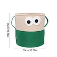 thumbnail image 3 of Felt Fabric Storage Bin with Handles 34L Large Capacity Cube Organizer for Laundry Toys Household Items, 3 of 6