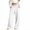 White, variant on StSilkitty Palazzo Casual Pants for Girls Solid Color High Waist Elastic Flowy Wide Leg Pants with Pockets Lightweight Soft Trousers