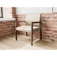thumbnail image 4 of Pemberly Row Waiting Reception Wide Guest Chair Wood Frame in Brown, 4 of 5