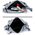 thumbnail image 5 of Denim Crossbody Shoulder Bag for Women Vintage Jean Casual Purse with Adjustable Strap, 5 of 6