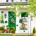 thumbnail image 5 of Xihbxyly Bandera de Jardín Del Día de San Patricio, Diseño de Trébol de Cuatro Hojas, Lino Duradero, Fácil Instalación, Decoración Festiva para Exteriores, Ideal para El Jardín de Tu Casa, 30 X 45 Cm, 5 of 5