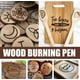 thumbnail image 4 of Wood Burning Marker Set | Scorch Pen Tool for Arts & Crafts DIY Wood Designs | Heat Activated Chemical Pens with Fine Replacement Tips | 3 Pack for Custom Engraving & Detailing, 4 of 9