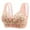 Pink, variant on Tbopshirt Wirefree Bras for Women Plus Size,Women Bras Embroidered Glossy Comfortable Breathable Bra Underwear No Rims