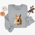 thumbnail image 5 of HOMBOM Crewneck Graphic Sweatshirts for Women Halloween Long Sleeve Gray Loose Womens Pullover Comfort Colors Festive Fashion Sweat Shirts,L, 5 of 5
