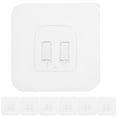 thumbnail image 1 of Miangastore Adhesive Hangers Wall Hooks Transparent Pc 20Pcs 2.3x2.3in, 1 of 9