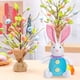 thumbnail image 4 of Juguetes de piscina, juguetes para bebés, juguetes para niños pequeños, decoración de conejito peludo brillante, muñeco gnomo sin rostro, lindo conejito peludo de Pascua, regalo de cumpleaños, decorac, 4 of 7