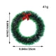 thumbnail image 2 of Xihbxyly Guirnalda Navideña con Lazo, Decoración Navideña Blanca y Verde, Adorno Festivo para Ventanas y Escaleras, Ideal para Fiestas Navideñas, Decoración Del Hogar Familiar, Tamaño de 25-30 Cm, Us, 2 of 2