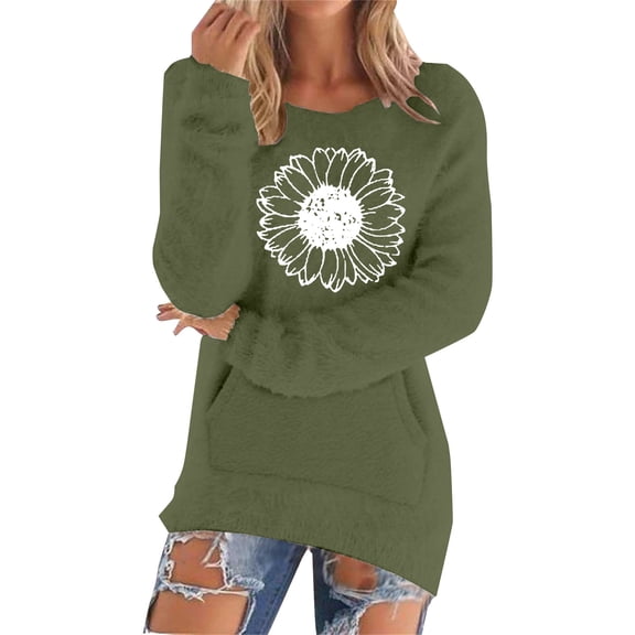 Bovemsi Womens Sweaters Casual Solid Long Sleeve Jumper Blouse Fall Sweaters