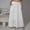 White, variant on Long Skirt for Women High Waist Womens Skirts Trendy Solid Color with Pockets Regular Fit Golf Skirts for Women for Travel and Vacation S-L