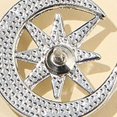 thumbnail image 6 of fuxzkrlz Moon Star Design Brooch Pin for Women, Rhinestones Inlaid Brooch Pin for Dress, Coat, Shawl, Zinc Alloy Badge for Mother, Wedding, 6 of 6