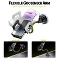 thumbnail image 6 of Bracketron TripGrip Window & Vent Car Phone Mount with 9.5” Flexible Gooseneck, TemperBond Suction Cup, One-Button Expansion, 360° Rotation, Fits Phones with Cases, 6 of 7