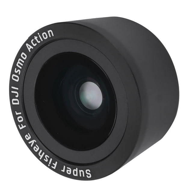 Lente Ojo De Pez, Lente Ojo De Pez De Vidrio óptico De Aleación De Aluminio De Alta Definición Para Asistencia De Lente De Cámara Para Accesorios De Lente Para Fotógrafos Para OTVIAP Wide Angle Fisheye Lens for Osmo Osmo Action
