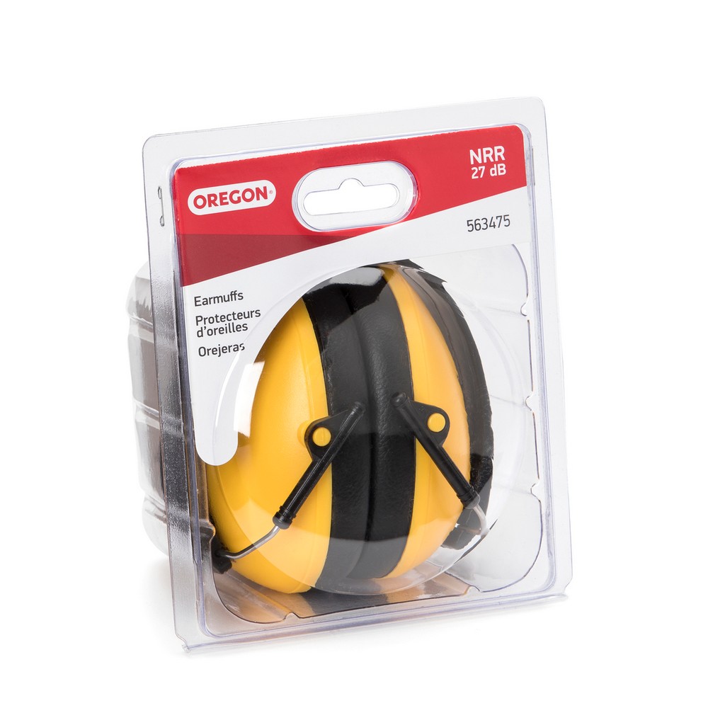 Oregon Protective Earmuffs, 27 dB Noise Reduction, Yellow photo 3