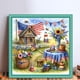 thumbnail image 2 of (3) Hilo Algodón Ecológico Bordado 11CT 3 Hebras Impresión Kit Serie Punto Cruz para Fiesta Al Aire Libre 50x50cm, 2 of 9