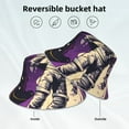 thumbnail image 2 of Sikiie Astronaut Floating purple Space Reflective Double-Sided Bucket Hat, Sun Hat, for Gardening, Beaching, Camping, Hiking, Fishing, 2 of 6
