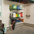 thumbnail image 4 of Garage Wall Mounted Shelving, 8 Minute Install, Heavy-Duty Garage Storage for Bins, 4 of 5