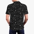 thumbnail image 6 of Wukai Space Galaxy Men’s Polo Shirts,Quick-Dry Athletic Shirt,Classic Fit Shirts-4X-Large, 6 of 8