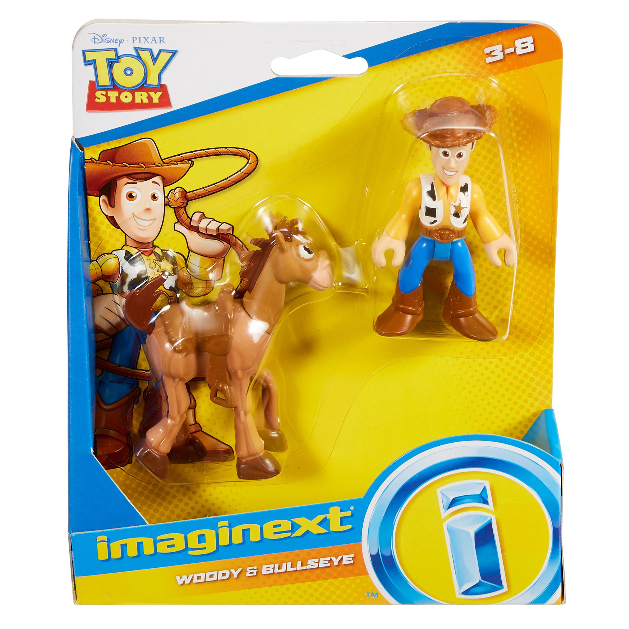 NEW Disney Pixar Toy Story 4 Imaginext Woody & Bullseye Figure Pack 