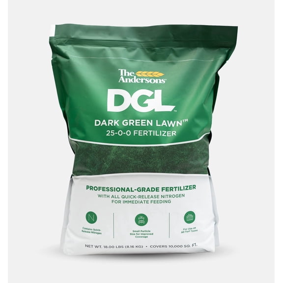 The Andersons Professional DGL Dark Green Lawn™ 25-0-0 Fertilizer - Covers 5,000 sqft. (18lb. Bag)