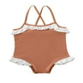 thumbnail image 1 of Toddler Baby Girls Strap Sleeveless Swimsuit, 1 of 4