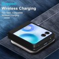 thumbnail image 6 of Case Compatible with Motorola Razr 2024/2025, Clear Shockproof Phone Cover,Ultra-Thin Slim Fit Hard PC Protective Cases for Moto Razr 2024/2025, Black, 6 of 9