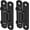 Bolt hinge E-coated-180°-2Pack, variant on 6.7'' Heavy Duty Gate Hinges 1100LB Capacity, 6mm Steel Hinges with Bearings & Rust-Proof E-Coating, Bolt On Low-Profile Hinges for Fences, Driveway Gates, Locking Screws Anti-Sag Design (2Pcs)