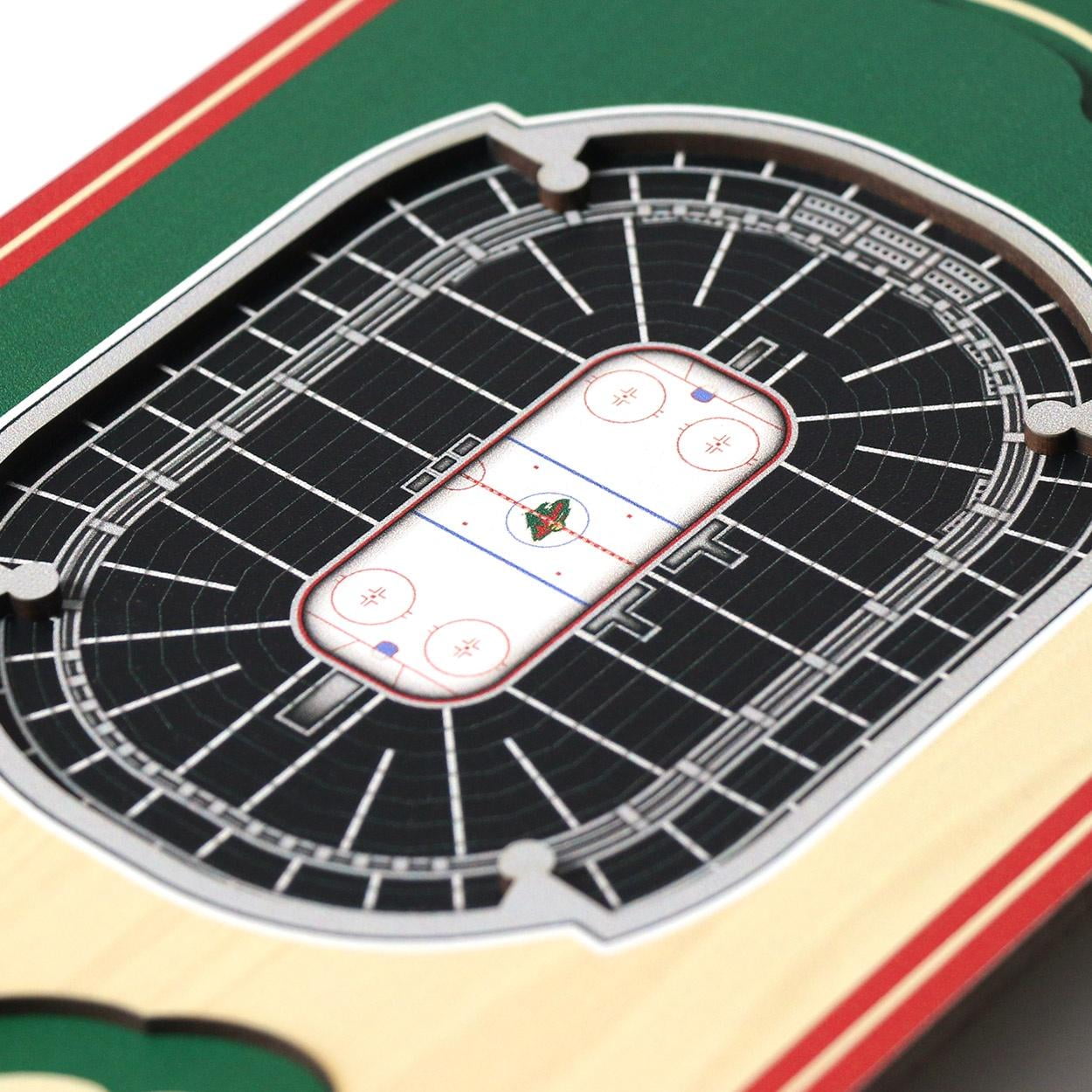 YouTheFan NHL Minnesota Wild 3D STADIUM BANNER 6X19