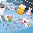 thumbnail image 5 of 50pcs Keychains With Chain And 50 Pcs Jump Rings, Keychain Rings Kit Findings Bulk For Keychain Making Supplie Diy Crafts, 5 of 5
