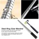 thumbnail image 3 of Ring Sizer Mandrel, Ring Sizer Mandrel Measuring Tool Steel Ring Sizing Gauge Sizers Set Rubber Jeweler'S Mallet Hammer Metal Finger Size Stick Wire Wrap Rings Tools(Rubber hammer), 3 of 5