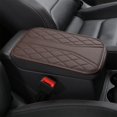thumbnail image 1 of Reposabrazos central para coche con acolchado alto, funda protectora y almohadilla de apoyo para el codo, bolsa de almacenamiento, almohadilla de cuero para reposabrazos., 1 of 6