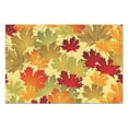 thumbnail image 2 of Ensemble de 4 Sets de Table Feuilles d'Érable d'Automne pour l'Action de Grâce Récolte Automne Antidérapants 12 X 18 Pouces Modes de Vacances Sets de Table pour Cuisine, 2 of 5