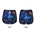 thumbnail image 3 of Cauagu Astronaut Print Women's 2 in 1 Running Shorts Athletic Workout Gym Yoga Shorts Running Shorts for Women-XX-Large, 3 of 7