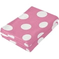 thumbnail image 3 of Dreamtimes Pink Polka Dot Hand Towel Set of 2, Highly Absorbent Soft Face Hand Towels for Bathroom, Kitchen, Hotel, Gym and Spa, 14 x 28 Inch, 14 x 28 Inch, 3 of 7