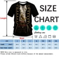 thumbnail image 4 of Rebaike Men's 3D Pirate Captain Costume Graphic T-Shirt, Vintage Renaissance Style Short Sleeve Tee, 4 of 7