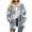 Blue, variant on Womens Plaid Shacket Jacket Long Corduroy Shirt Long Sleeve Button Down Shirts Casual Lapel Button Down Fall Coats Fashion Thick Winter Jackets Flannel Trench Coats