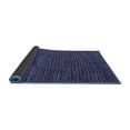 thumbnail image 2 of Ahgly Company Indoor Round Abstract Blue Modern Area Rugs, 3' Round, 2 of 4