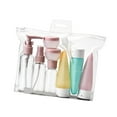 thumbnail image 3 of Esquirla Travel Bottles Set for Toiletries Refillable for Body Wash Conditioner Gifts Translucent colorful, 3 of 8