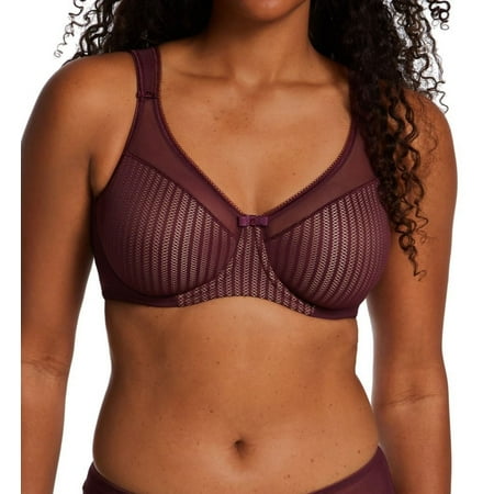 Women s Berlei B541 Beauty Stripe Underwired Minimizer Bra (Fig 42F)