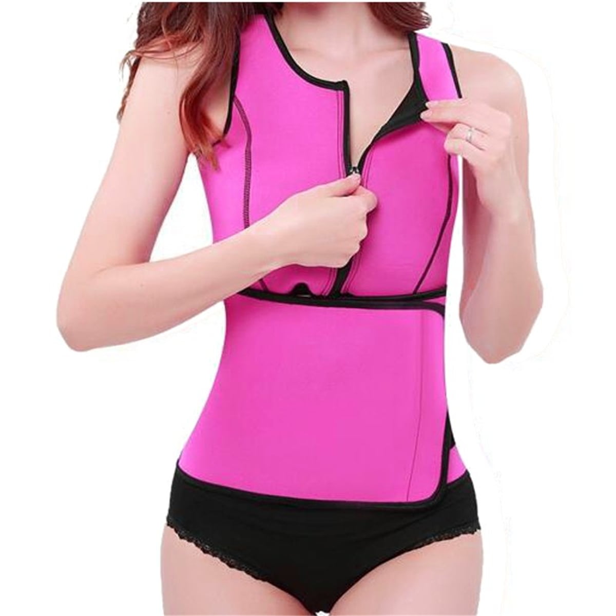 focusnorm women waist trainer vest tank workout neoprene sauna slim sweat belt body shaper