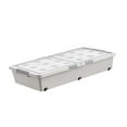 thumbnail image 3 of Caja de almacenamiento debajo de la cama, contenedor de almacenamiento debajo de la cama, organización multifuncional con cubierta para libros, juguet 100CMX50CMX17cm, 3 of 8