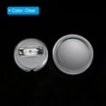 thumbnail image 4 of Unique Bargains 0.98inch Acrylic Button Pin Badge, 12 Set Round Pin Blank Buttons Badges Kit, Clear, 4 of 7