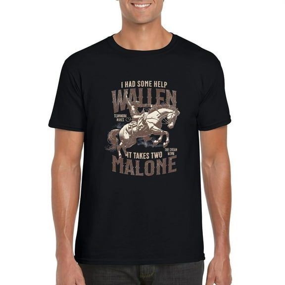 I Had Some Help Wallen And Malone Country Music Duet Fan Unisex T-Shirt