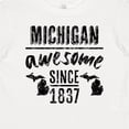thumbnail image 4 of Inktastic Michigan Awesome Since 1837 Boys or Girls Baby T-Shirt, 4 of 5