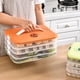 thumbnail image 3 of Caja de almacenamiento portátil para bolas de masa de gran capacidad, caja de almacenamiento combinada de múltiples capas con temporizador, caja de wonton para refrigerador de cocina, 3 of 6