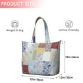 thumbnail image 4 of Pioneer Flower Floral Print Pattern Travel Tote Bags for Women Carry On,Large Weekender Bags for Women Travel,Multi Functional Duffle Bag for Work,Shopping,Sports, 4 of 5