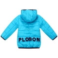 thumbnail image 2 of Richie House Little Boys Blue Towel Embroidery Woven Label Padding Jacket 4/5, 2 of 2