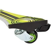 Razor PowerWing DLX Caster Scooter - Silver/Green, 3-Wheeled Drifting Ride-on for Child 6+