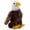 Bald Eagle, variant on General Owl Stuffed Animal Plushie, Gifts for Kids, Wild Onez Babiez Wildlife Animals, Brown Owl Plush Toy 6 Inches