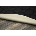 thumbnail image 4 of Garland Rug Sparta Black Round Indoor Area Rug, 5' x 5', 4 of 6